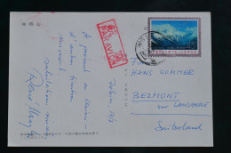 China Everest 1975 Used From Pekin To Switzerland Qomolangma Himalaya Tibet Chine - Arrampicata