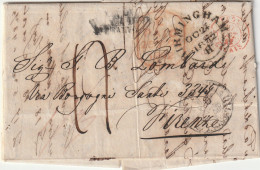 LETTERA PREFILATELICA 1842 BIRMIGHAM REGNO UNITO (YK2351 - ...-1840 Vorläufer