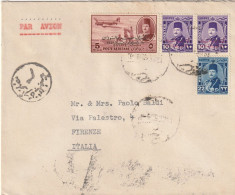 LETTERA EGITTO 1952 POSTA AEREA 5+2X10+22 ARRIVO FIRENZE (YK2030 - Storia Postale