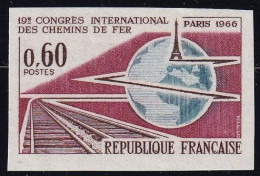 France N°1488 - Non Dentelé - Neuf ** Sans Charnière - TB - 1961-1970