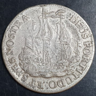 Netherlands 6 Stuiver Scheepjesschelling West Friesland 1730 Overstruck VG - Provinciale Munten