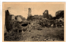 Lot De 2 Cartes Falaën Intérieur Des Ruines De Montaigle Chateau De Faing Fania - Onhaye