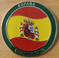 Spain , GUARDIA CIVIL Medal , Ø 7 Cm - Spanje