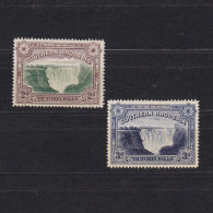 SOUTHERN RHODESIA 1938-41, Sc# 35a-b, Perf. 14, Victoria Falls, MH - Rhodésie Du Sud (...-1964)