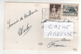 Timbres , Stamps Yvert  N° 535 , 539 " Zomerzegel 1950 " Sur Cp , Carte , Postcard De 1950 - Covers & Documents