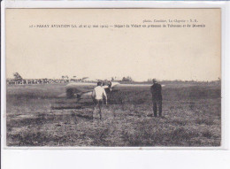 PARAY: Aviation 1912, Départ De Vidart En Présence De Tabuteau Et De Divetain - Très Bon état - Paray Le Monial