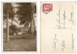 Somalia Italiana Pozzo Dintorni Mogadiscio Water Well B/w Pcard 20jun1936 X Genova Pittorica C.20 Solo - Somalia