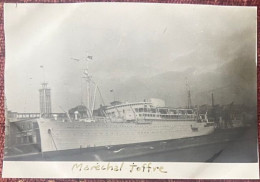 MARECHAL JOFFRE, SHIP, ORGINAL PHOTOCARD,IN TURKEY - Transbordadores