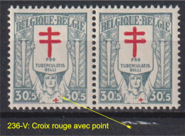 Belgique: COB N° 235-V: Neuf, **, Sans Charnière. TB !!! - 1901-1930