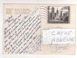 Timbre , Stamp Yvert N° 1594 " Monuments De Gand , Gent " Sur Cp , Carte , Postcard Du 08/08/71 - Cartas & Documentos