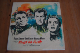 KINGS GO FORTH E BERNSTEIN SINATRA TONY CURTIS N WOOD RARE LP USA 1958 DU FILM - Musique De Films