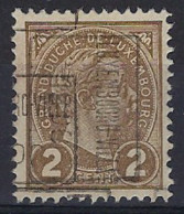 DOUBBLE IMP. 1906  LUXEMBOURG PRIFIX Nr. 28 B + C  2 Cent  (details & état Voir Scan) !   LOT 287 - Preobliterati