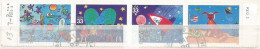 USA 2000 Stampi'n The Future Children's Designs - SC.# 3414/17 Cpl4v Set In STRIP4 In VFU Condition - Tiras Cómicas & Múltiples