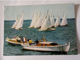 CP - Couleurs Et Lumières De France Bassin D'Arcachon Départ Des Régates - Voile