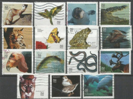 USA 1996 Endangered Wildlife Species SC. # 3105A/O Cpl 15v Set Used ( #7 VFU Included !!! ) - Usados