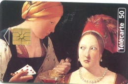 Télécarte Peinture PUZZLE LOUVRE =  G De La Tour - Painting