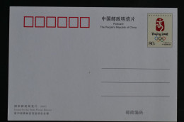 China Postal Stationery Olympic Games The Torch Relay Arrived Beijing Jeux Olympiques Entier Chine - Estate 2008: Pechino