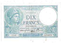 BILLET  FRANCE 1939   à  Voir BON état  (2411) - 10 F 1916-1942 ''Minerve''