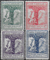 1928 Cirenaica Pro Società Africana MNH Sassone N. 45/48 - Andere & Zonder Classificatie