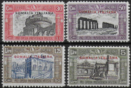 1929 Somalia Pro Milizia II 4v. MNH Sassone N. 119/22 - Sonstige & Ohne Zuordnung