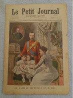 LE PETIT JOURNAL 15 / 9 /1901 LA FAMILLE IMPERIALE DE RUSSIE / ITALIE PRES DE NAPLES A  CASAVOLTURNO UN VOYAGE DE NOCES - Le Petit Journal