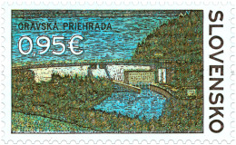 ** 634 Slovakia Orava Water Dam 2017 - Water