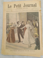 LE PETIT JOURNAL 11 / 8 /1901 LIMOGES TRAGIQUE EPILOGUE D'UNE IDYLLE / TRISTE RETOR D'EXCURSION DANS LES PYRENEES - Le Petit Journal