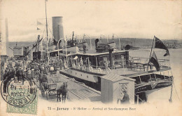 Jersey - ST. HELIER - Arrival Of Southampton Boat S.S. Lydia - Publ. Geo. Barré 72 - St. Helier