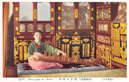 Korea - Kisaeng Girl Plays Koto - Corea Del Sud