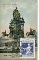 X1371 Austria, Maximum Card 1981 Wien Maria Theresia Monument Statue, Vintage Card - Maximumkarten (MC)