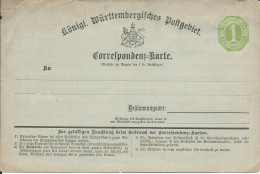 ALLEMAGNE CARTE 1k   NEUVE LETTRE COVER - Postwaardestukken