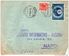 1968 LETTERA CON ANNULLO NAPOLI - 1961-70: Marcofilia