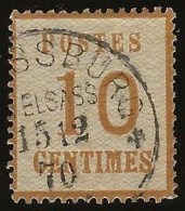 Elzass   .   Michel .   5-I      .    O      .   1870    .    Gestempelt - Other & Unclassified