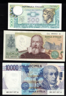 ITALIE - Lot De 3 Billets D'Italie - UNC - Collections