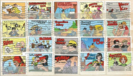 USA 1995 Comic Strip Classics SC. # 3000 A/T - Cpl 20v Set - Used Condition - Usados