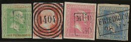 Preussen   .   Michel .  9/12     .    O  .   1858   .    Gestempelt - Used