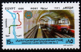 Egypt 1996, Scott 1626, MNH, Cairo Subway - Nuevos