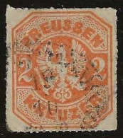 Preussen   .   Michel .  23  (2 Scans)     .    O  .   1867 .    Gestempelt - Used