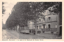 BRIOUDE - La Poste Et Le Boulevard Du Docteur Devins - Très Bon état - Brioude