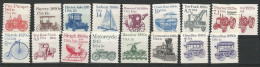 USA 1980 Transportation - Partial Set MNH - 17v - Neufs