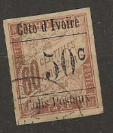 1904 MH Cote-d'Ivoire Colis Postaux Yvert 6 - Gebruikt