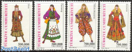Türkiye 2003 Costumes 4v, Mint NH, Various - Costumes - Other & Unclassified