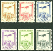 SPAIN 1930 RAILWAY CONGRESS AIR MAIL SPECIMEN SET** - Unused Stamps
