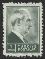 Turkey 1942. Scott #877 (U) President Inönü - Gebraucht