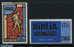 South-West Africa 1970 Bible Association 2v, Mint NH, Religion - Religion - Art - Books - Südwestafrika (1923-1990)