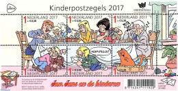 Netherlands 2017 Child Welfare, Jan Jans En De Kinderen 6v M/s, Mint NH, Nature - Cats - Art - Comics (except Disney) - Neufs