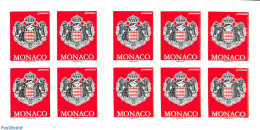 Monaco 2020 Coat Of Arms Foil Booklet With Year 2020, Mint NH, History - Coat Of Arms - Stamp Booklets - Unused Stamps