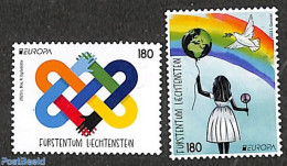 Liechtenstein 2023 Europa 2v, Mint NH, History - Various - Europa (cept) - Peace - Joint Issues - Unused Stamps