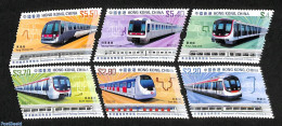 Hong Kong 2023 Railway Developments 6v, Mint NH, Transport - Railways - Unused Stamps