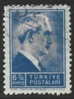 Turkey 1942. Scott #883 (U) President Inönü - Gebraucht